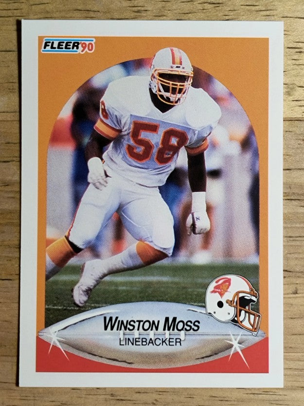 1990 Fleer #352 Winston Moss RC