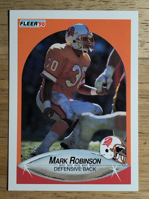 1990 Fleer #354 Mark Robinson