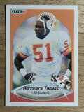 1990 Fleer #357 Broderick Thomas