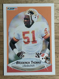 1990 Fleer #357 Broderick Thomas