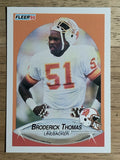 1990 Fleer #357 Broderick Thomas