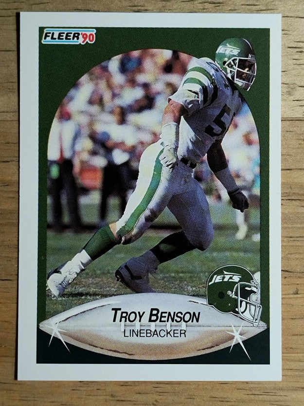 1990 Fleer #358 Troy Benson