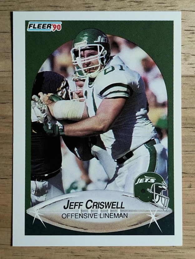 1990 Fleer #359 Jeff Criswell RC