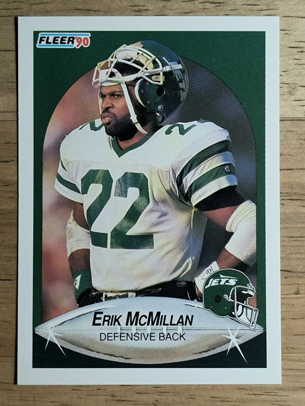 1990 Fleer #365 Erik McMillan