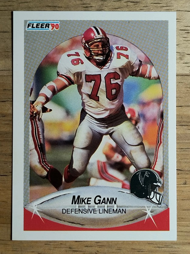 1990 Fleer #377 Mike Gann
