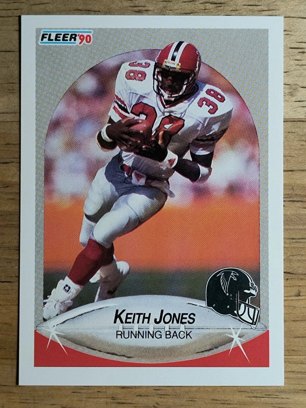 1990 Fleer #379 Keith Jones