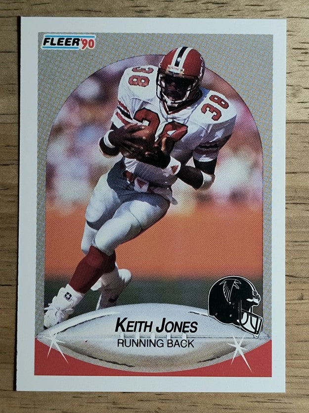 1990 Fleer #379 Keith Jones