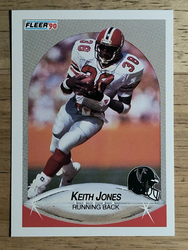 1990 Fleer #379 Keith Jones