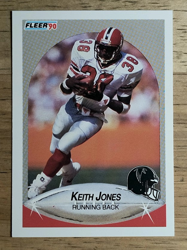 1990 Fleer #379 Keith Jones