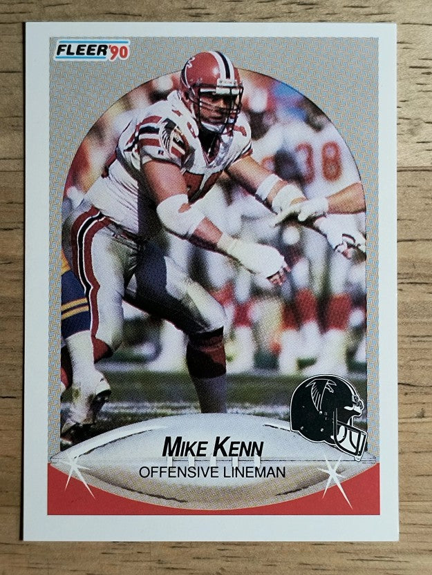 1990 Fleer #380 Mike Kenn