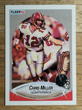 1990 Fleer #381 Chris Miller