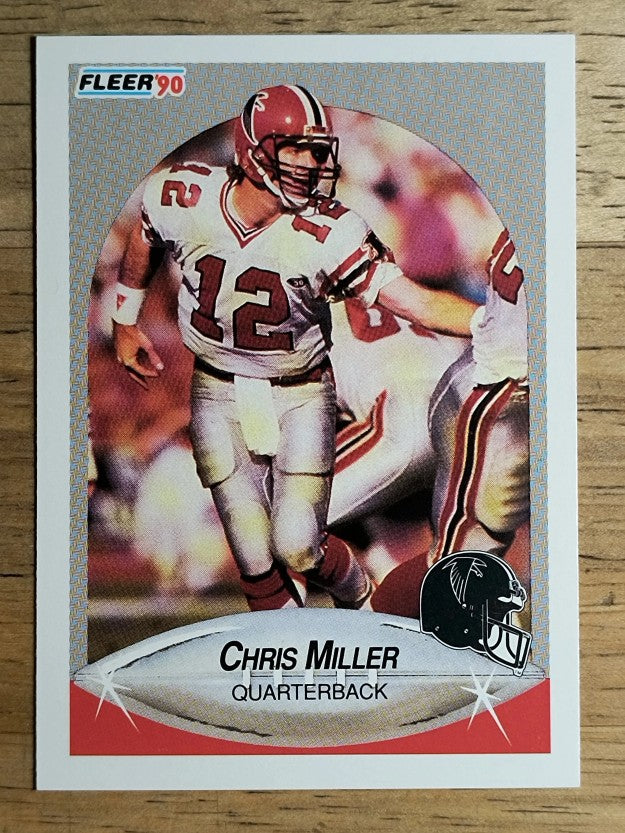 1990 Fleer #381 Chris Miller