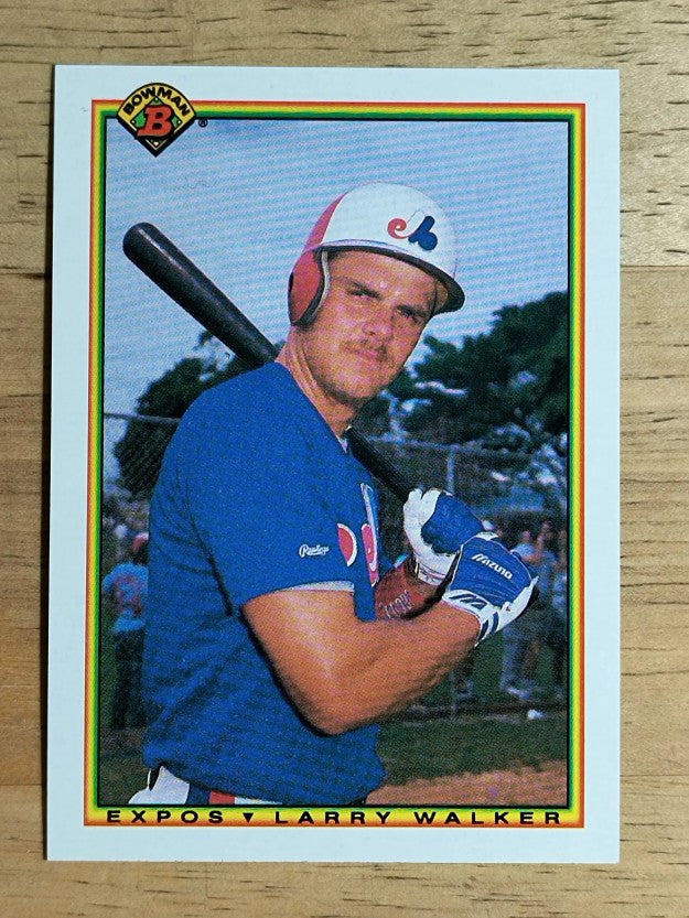 1990 Bowman #117 Larry Walker RC