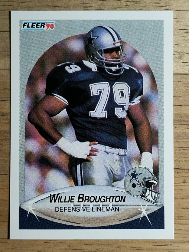 1990 Fleer #386 Willie Broughton