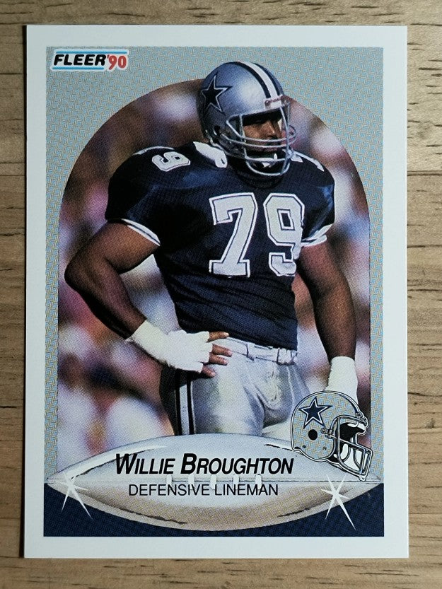 1990 Fleer #386 Willie Broughton