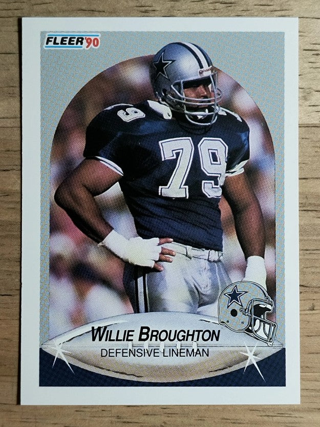 1990 Fleer #386 Willie Broughton