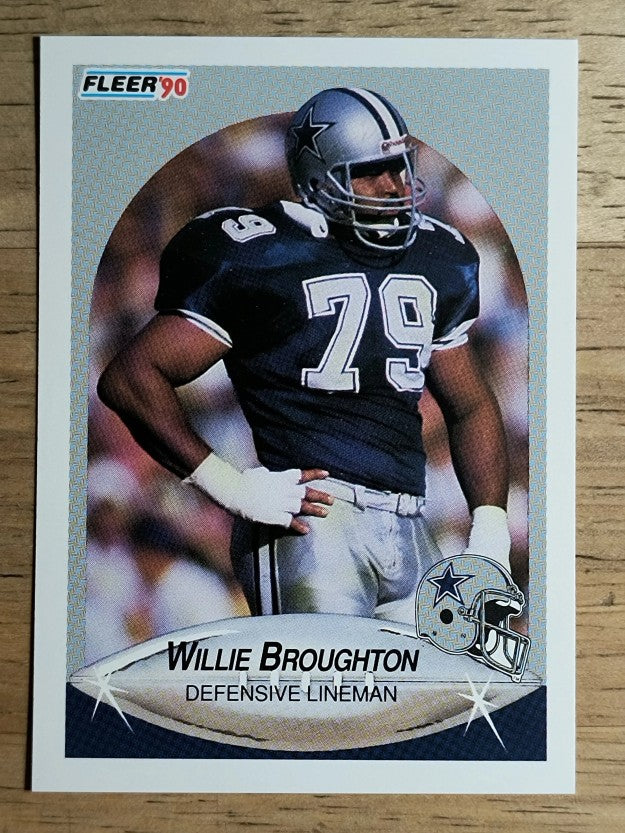1990 Fleer #386 Willie Broughton