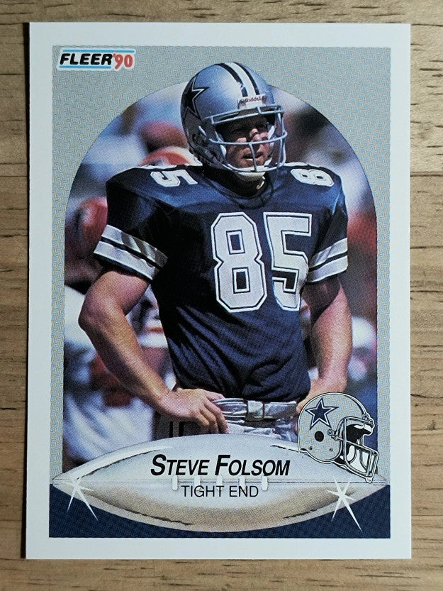 1990 Fleer #387 Steve Folsom