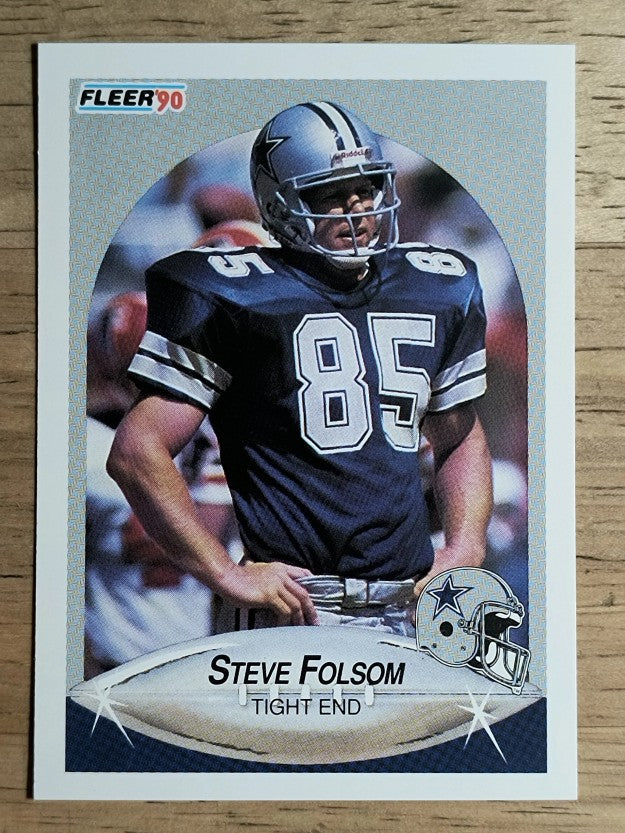 1990 Fleer #387 Steve Folsom