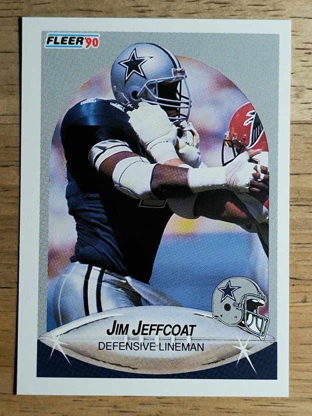 1990 Fleer #390 Jim Jeffcoat