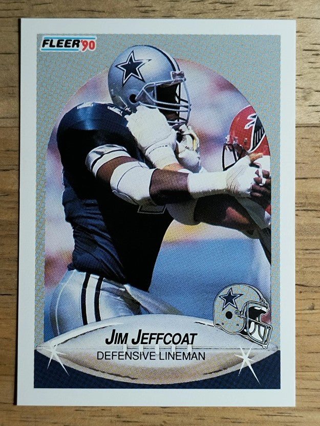 1990 Fleer #390 Jim Jeffcoat