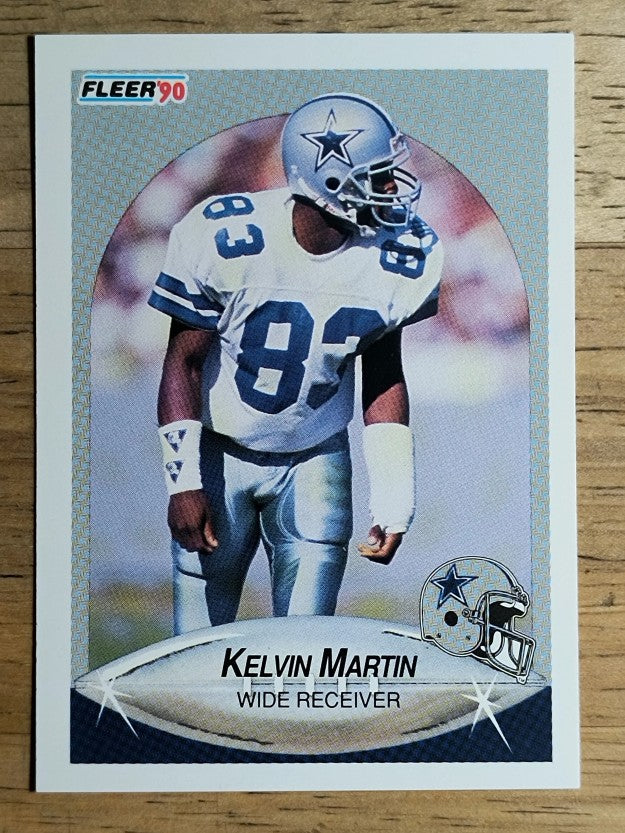 1990 Fleer #392 Kelvin Martin RC