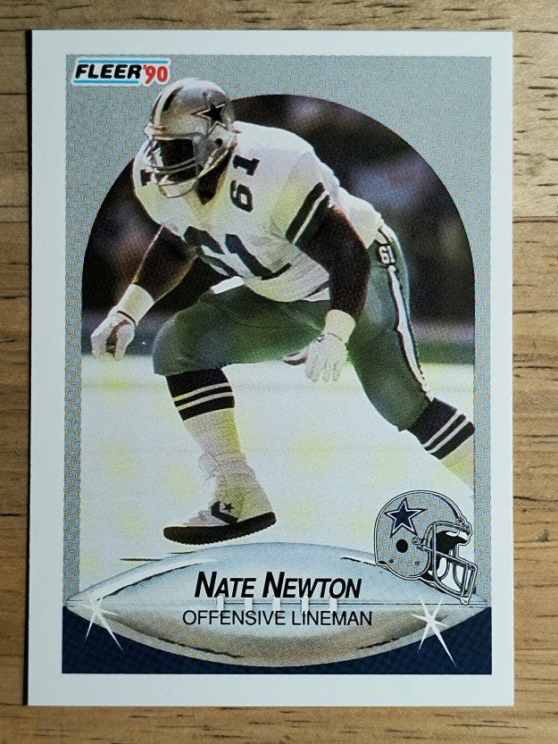 1990 Fleer #393 Nate Newton