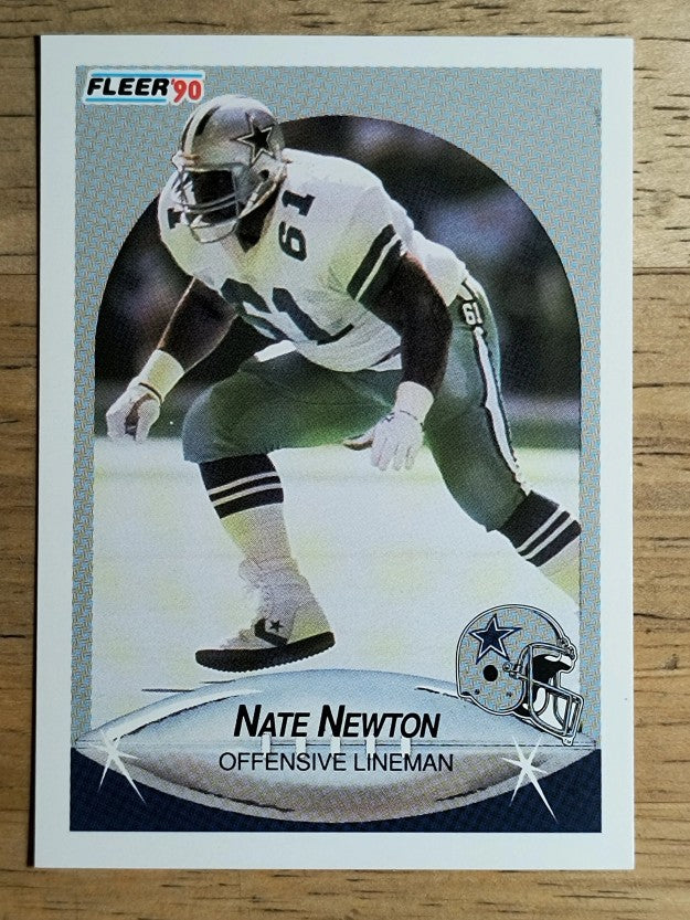 1990 Fleer #393 Nate Newton