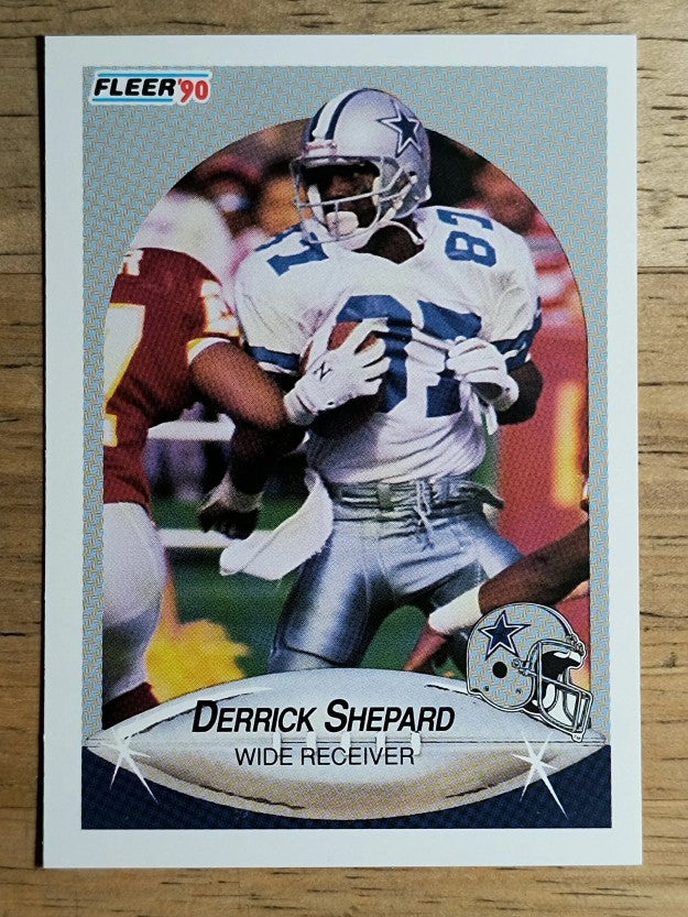 1990 Fleer #395 Derrick Shepard RC