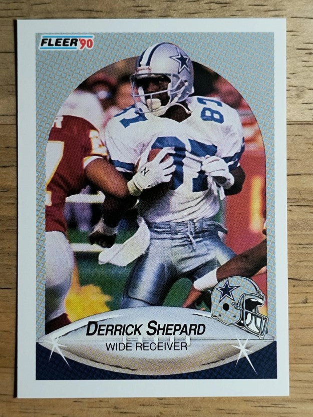 1990 Fleer #395 Derrick Shepard RC