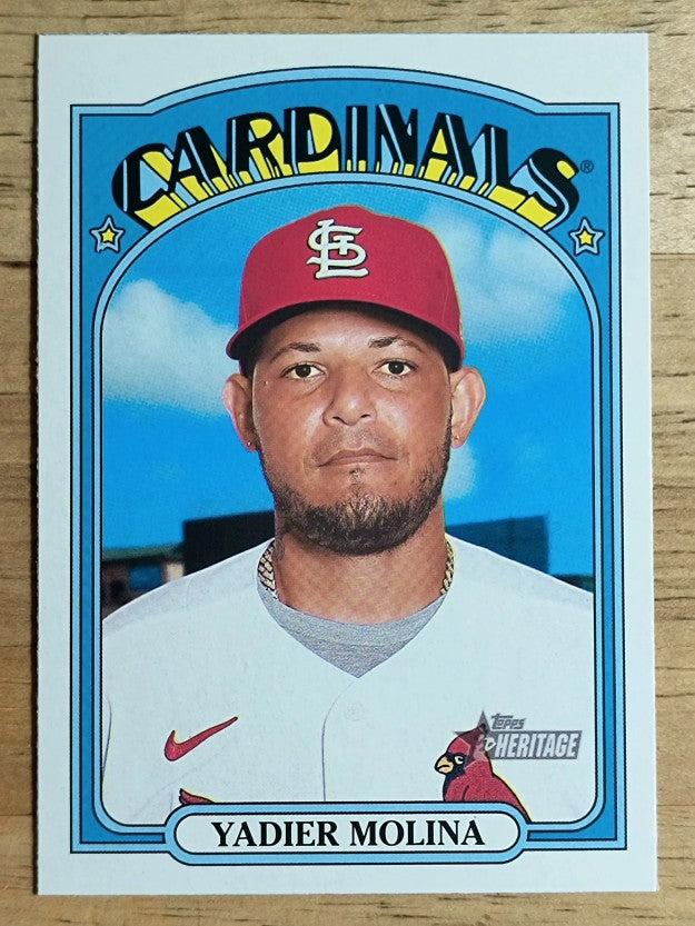 2021 Topps Heritage #17 Yadier Molina