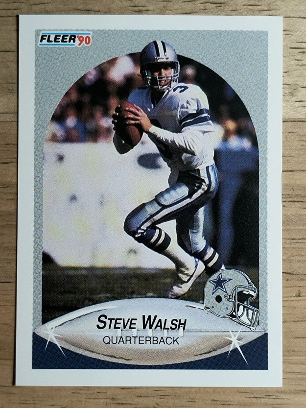 1990 Fleer #396 Steve Walsh