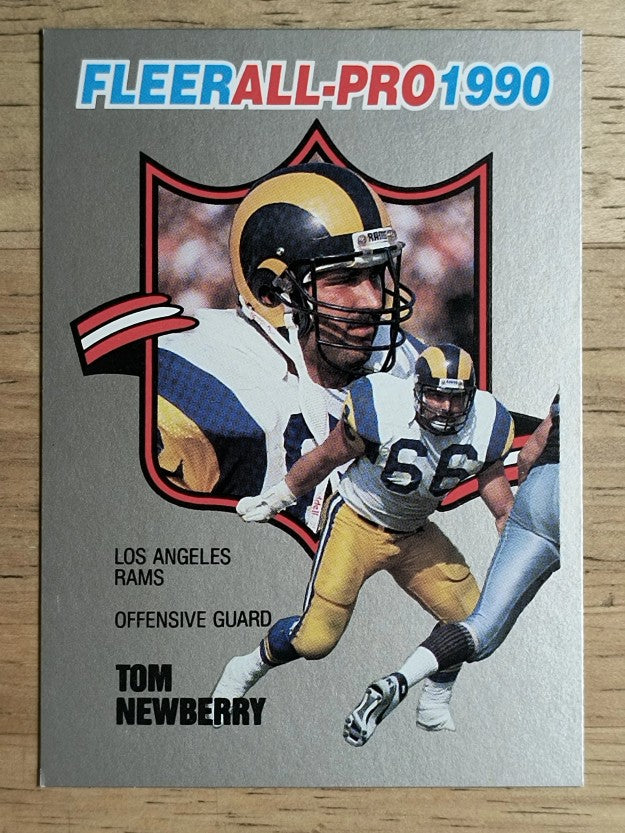 1990 Fleer All-Pros #6 Tom Newberry