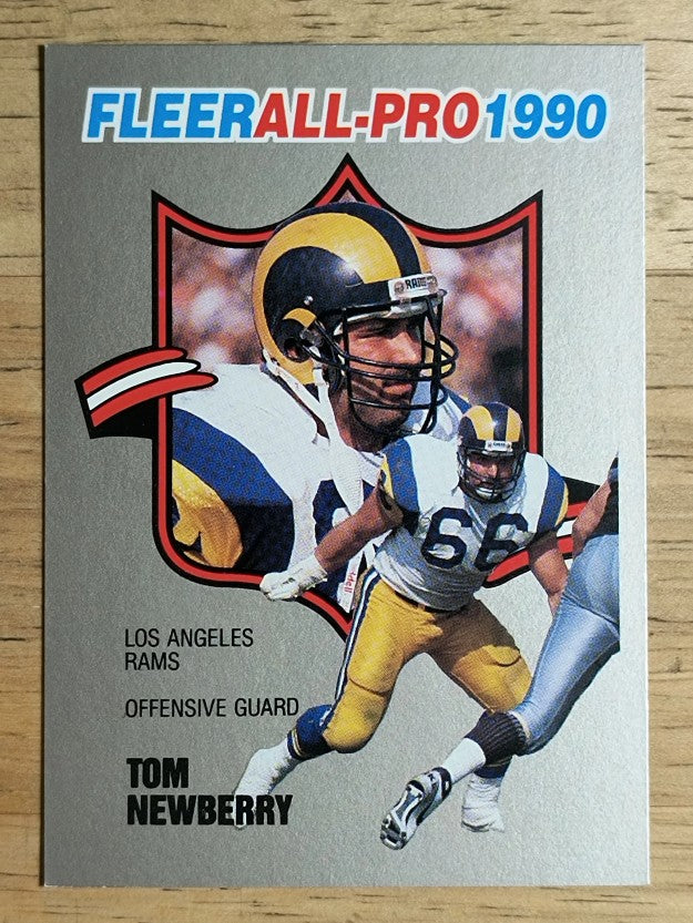 1990 Fleer All-Pros #6 Tom Newberry