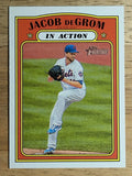 2021 Topps Heritage #100 Jacob deGrom IA