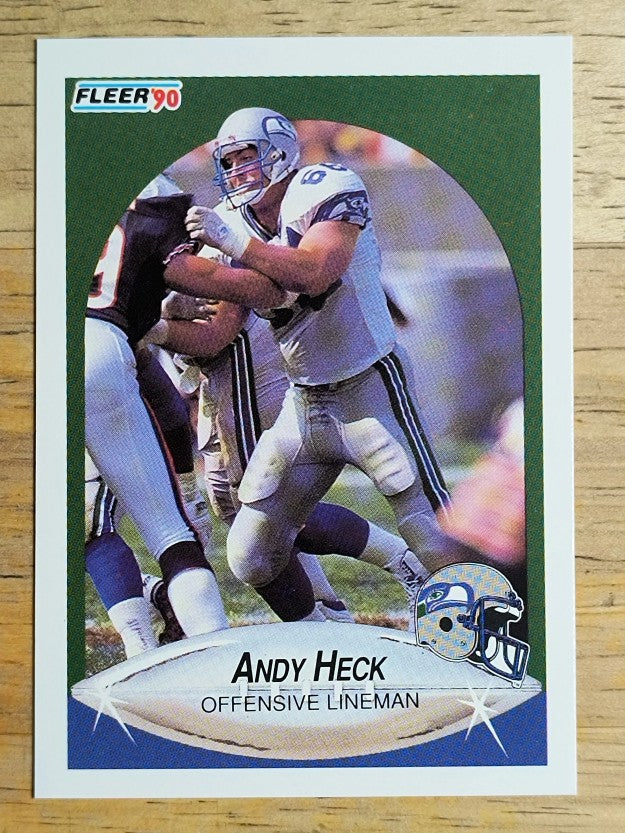 1990 Fleer Update #U84 Andy Heck