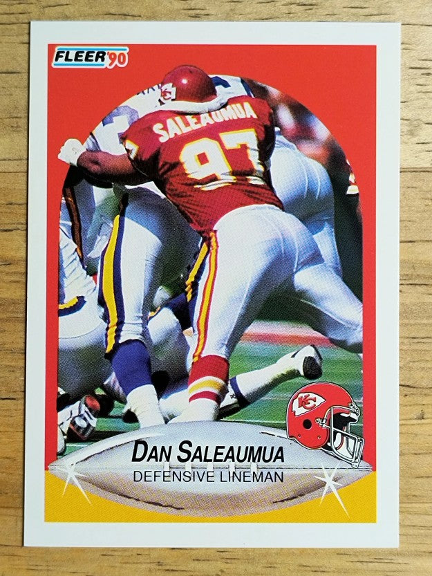 1990 Fleer Update #U90 Dan Saleaumua