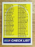 1990 Fleer Update #U120 Checklist 1-132
