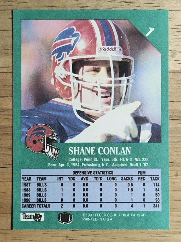 1991 Fleer #1 Shane Conlan