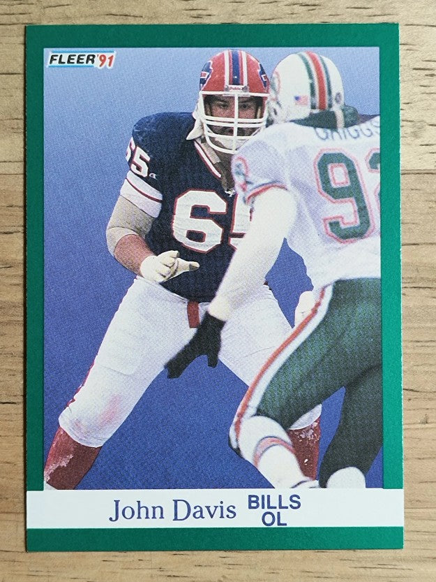 1991 Fleer #2 John Davis RC