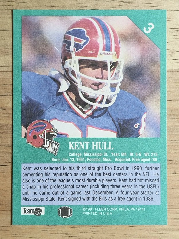 1991 Fleer #3 Kent Hull