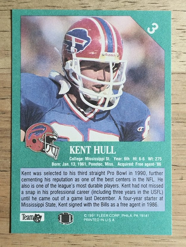 1991 Fleer #3 Kent Hull
