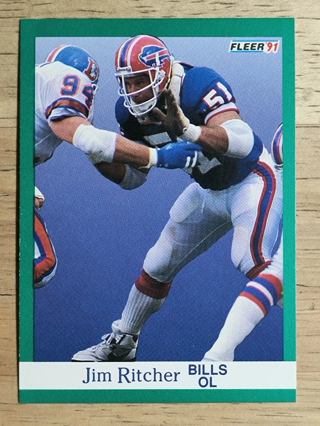 1991 Fleer #9 Jim Ritcher