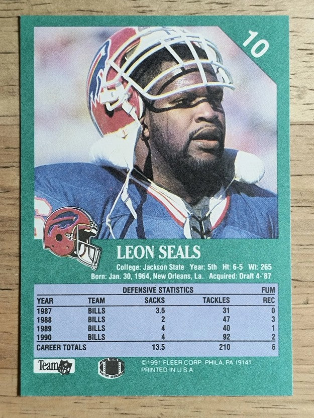 1991 Fleer #10 Leon Seals