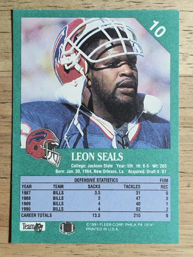 1991 Fleer #10 Leon Seals