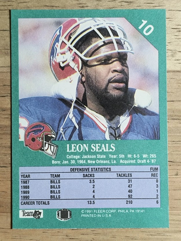 1991 Fleer #10 Leon Seals