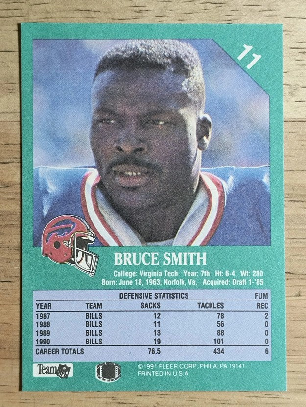 1991 Fleer #11 Bruce Smith