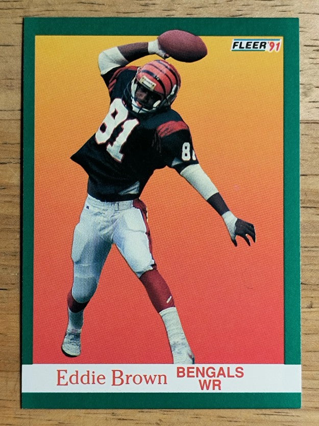 1991 Fleer #17 Eddie Brown