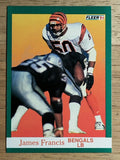 1991 Fleer #20 James Francis