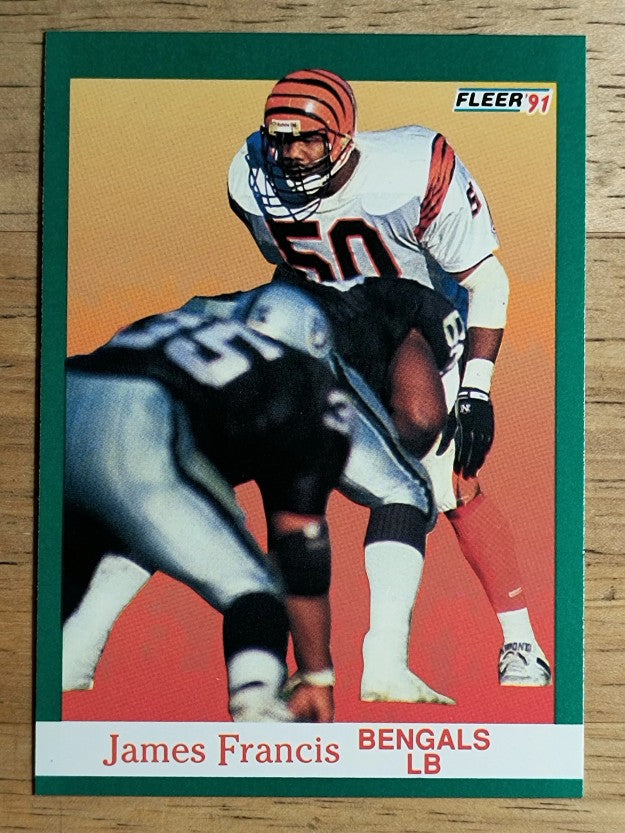 1991 Fleer #20 James Francis